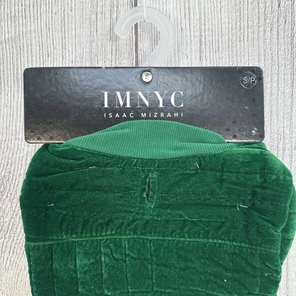 Isaac Mizrahi green velvet